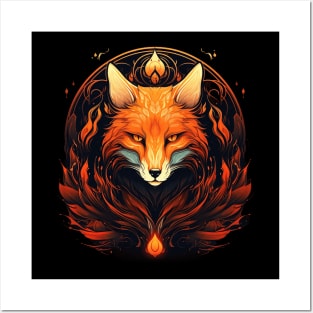 Fire Fox Spirit Posters and Art